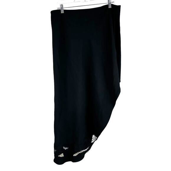 A.L.C. Women's Black Dixie Skirt 100% Polyester Women's Size 14 New With Tags - Picture 3 of 10